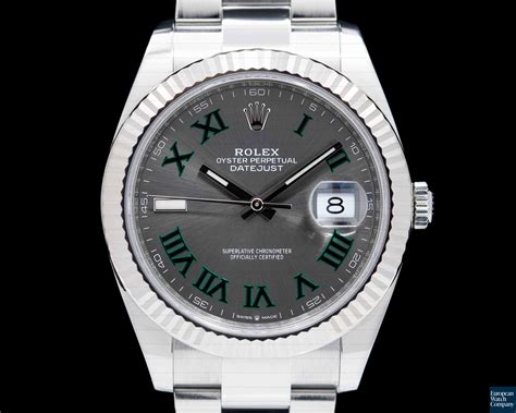 rolex oyster datejust green